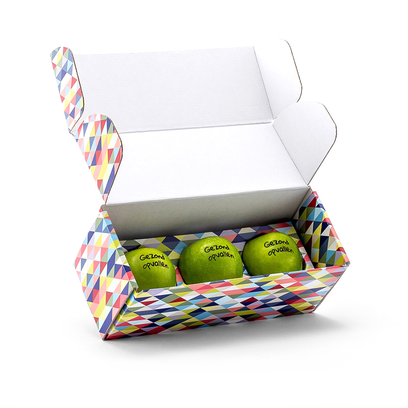 Appels in doos | 3 stuks | Eco geschenk